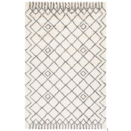 Safavieh 4 x 6 ft. Small Rectangle Casablanca Hand Tufted RugIvory & Grey CSB894C-4